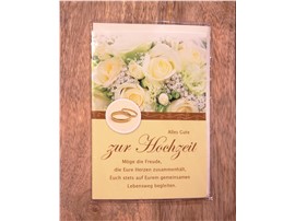 Grußkarte "Zur Hochzeit" - Für Ihren Wohlfühlgarten
